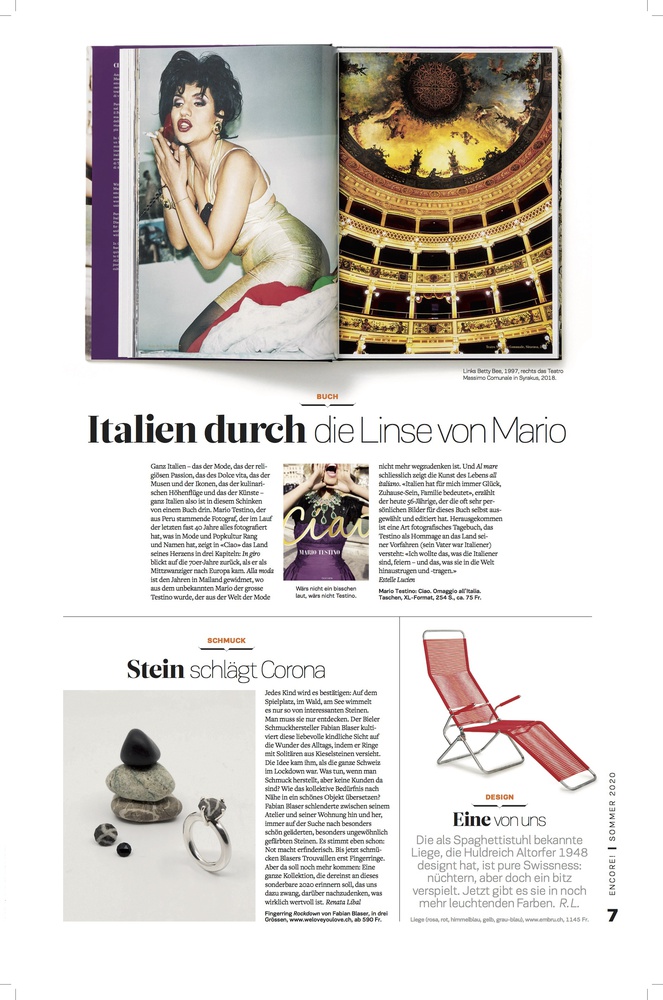 Fabian Blaser Encore! Magazin