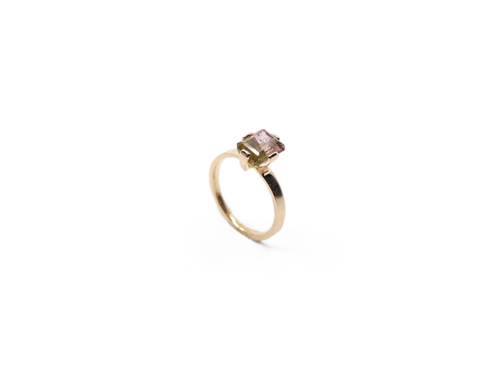 Fabian Blaser Ring in Rotgold mit Turmalin