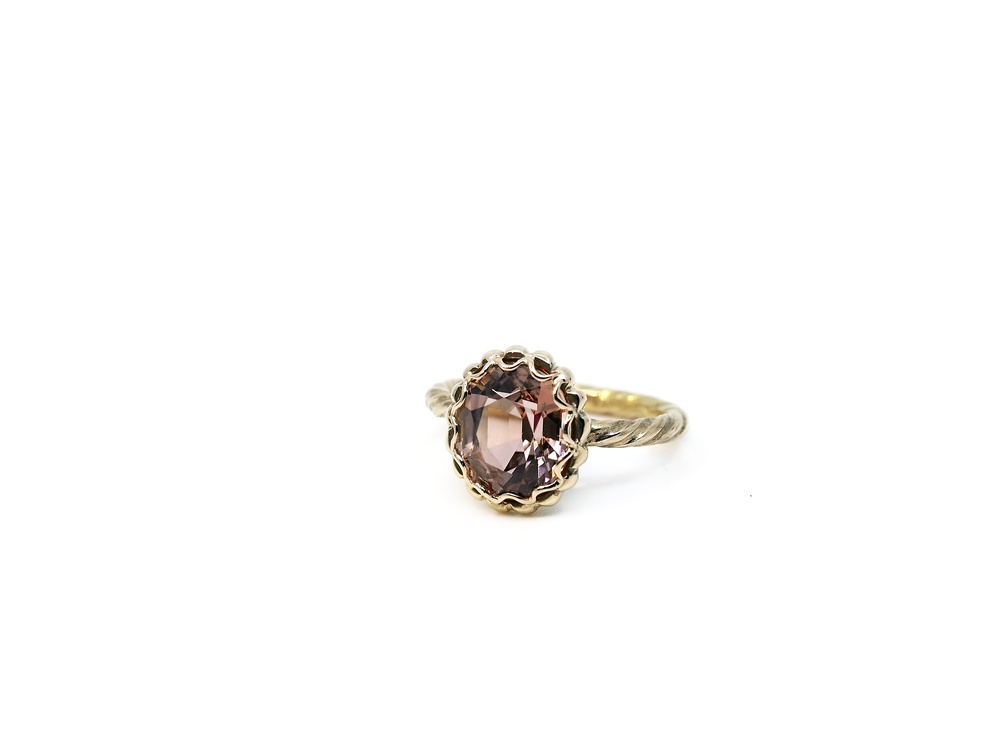 Fabian Blaser Ring in Rotgold mit Turmalin