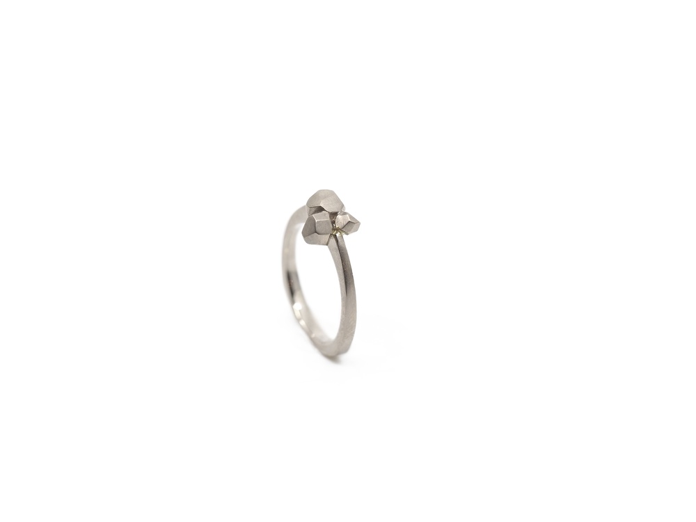 Fabian Blaser Ring in Weissgold mit Brillanten