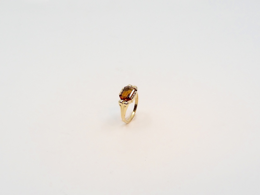Fabian BlaserVintage Ring in Gold mit Citrin