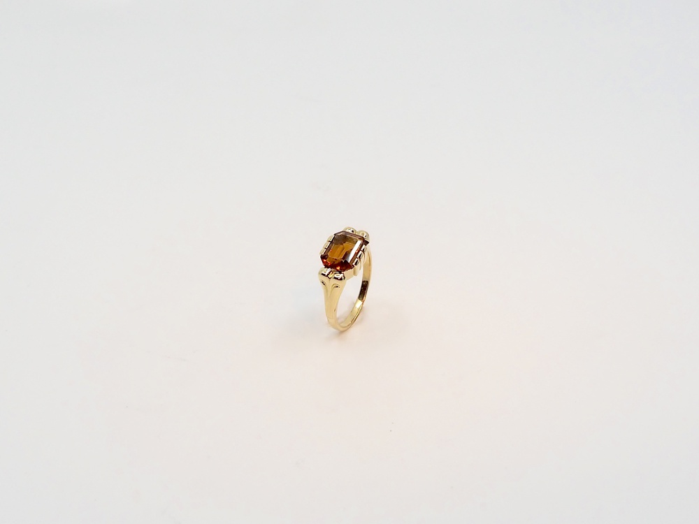 Fabian BlaserVintage Ring in Gold mit Citrin