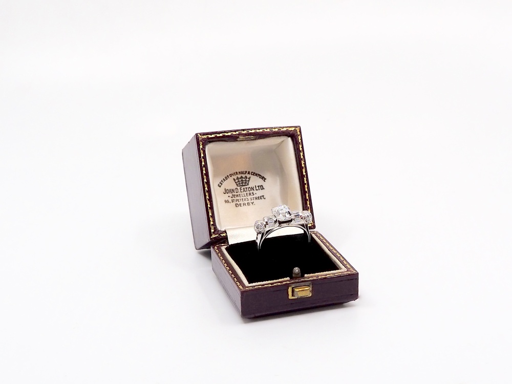 Fabian Blaser Vintage Ring in Weissgold mit Brillanten