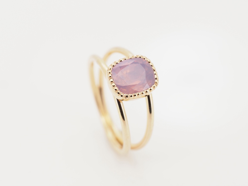 Ring in Roségold mit Silky Sapphire