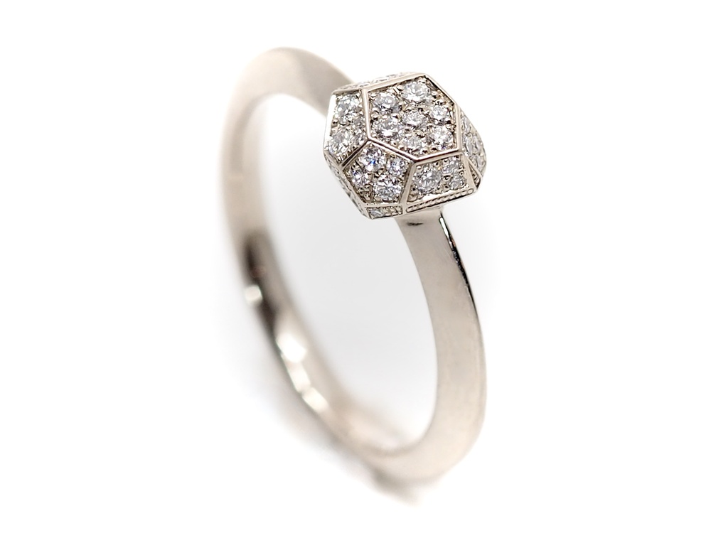 Fabian Blaser Ring in Weissgold mit Brillanten