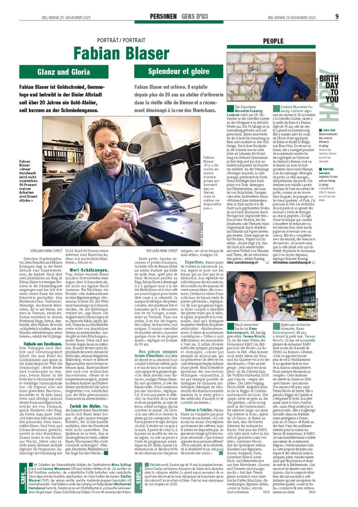 Fabian Blaser Biel Bienne Schmuck