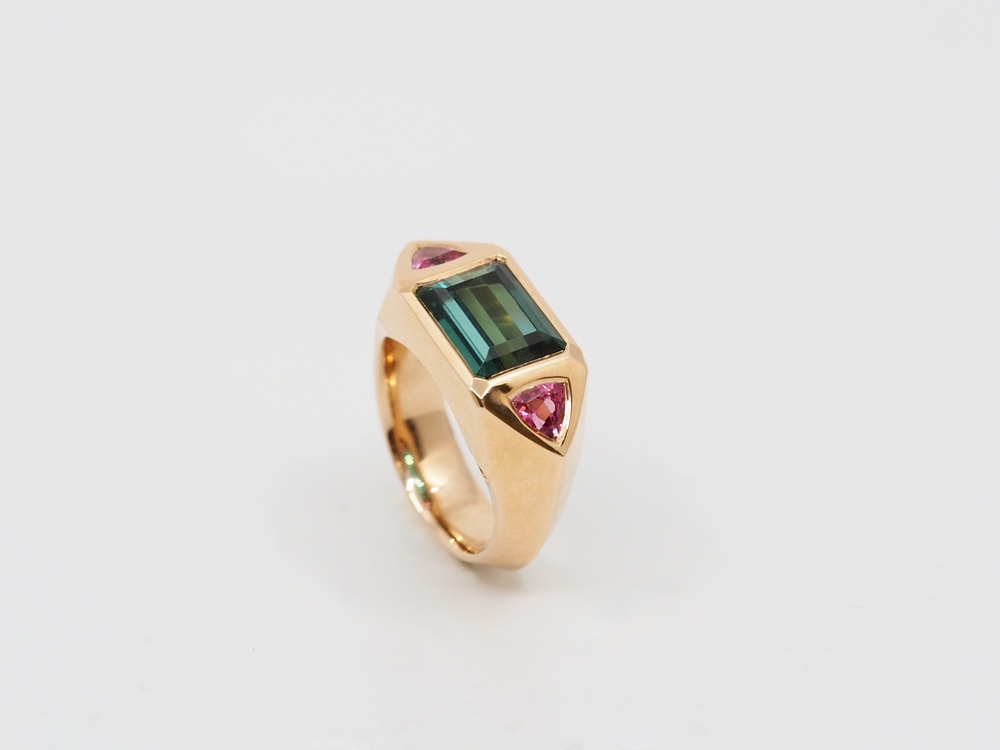 Fabian Blaser Ring Roségold Turmalin